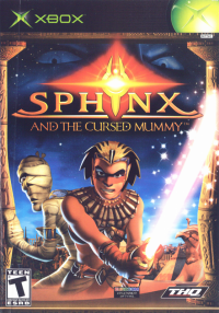 Sphinx and the Cursed Mummy PAL Xbox PAL box art